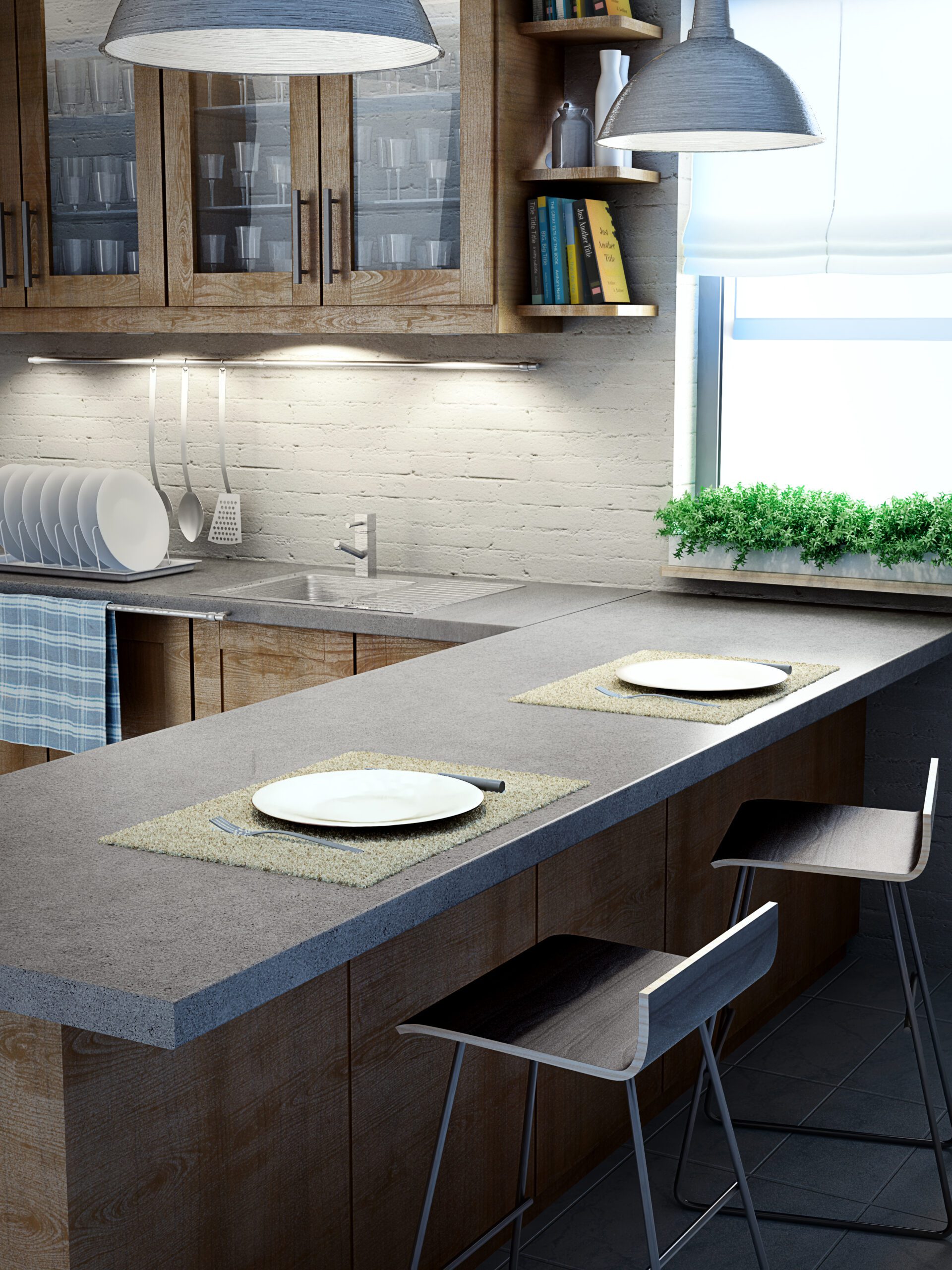 Modern,Kitchen,Interior,View
